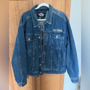 Vintage Harley Davidson Jean Jacket